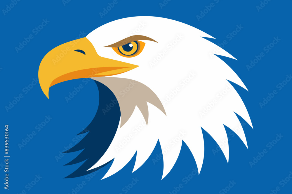 eagle face vector illustration eagle face vector illustration