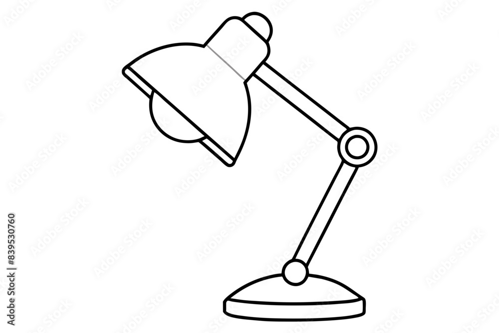 lamp line art silhouette vector illustration lamp line art silhouette vector illustration