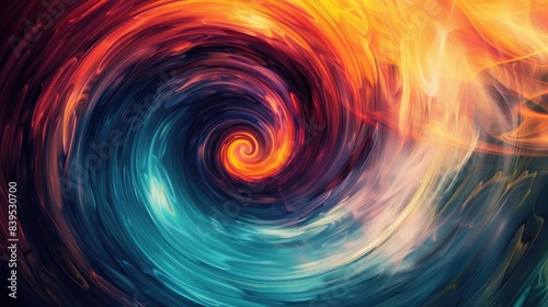 abstract multi colored swirling background