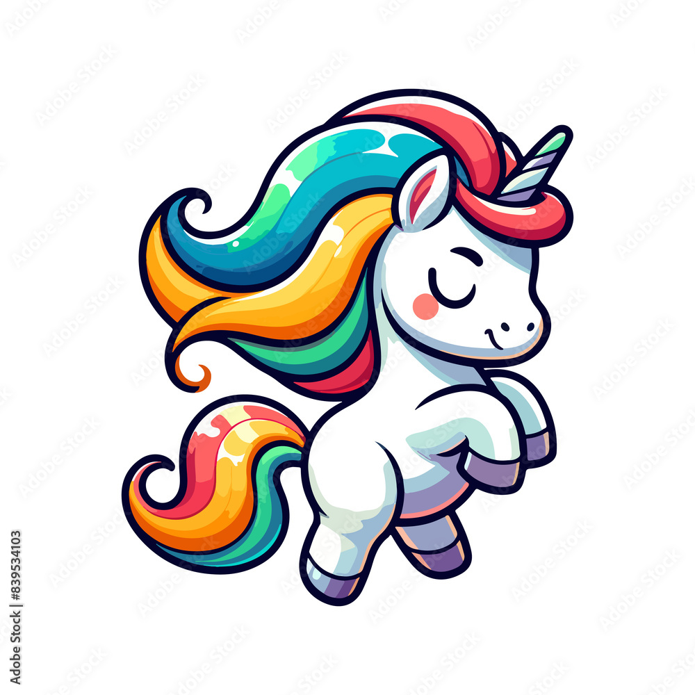 cute dancing unicorn icon character cute dancing unicorn icon character