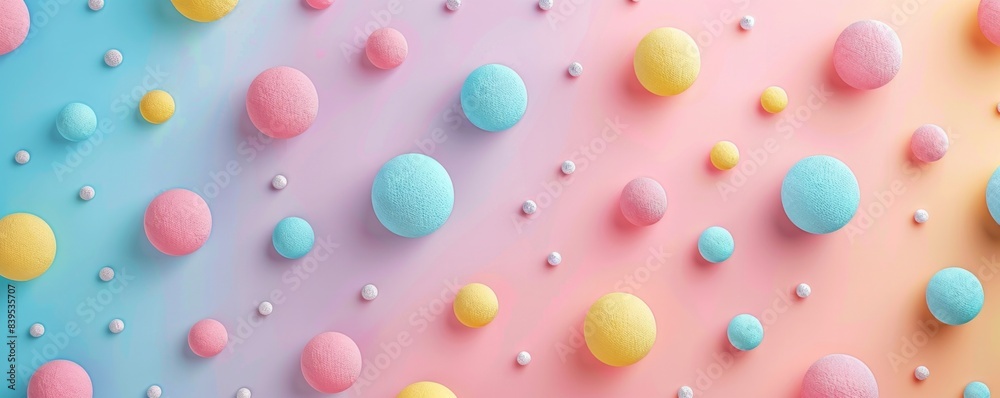 Playful pink background with scattered, colorful polka dots. Perfect for invitations, wrapping paper, and other fun projects Playful pink background with scattered, colorful polka dots. Perfect for invitations, wrapping paper, and other fun projects