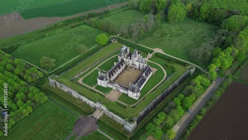 drone video Kerjean castle, Château de Kerjean france europe photo
