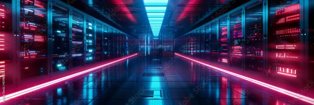 cyberpunk supercomputer background concept cyberpunk supercomputer background concept