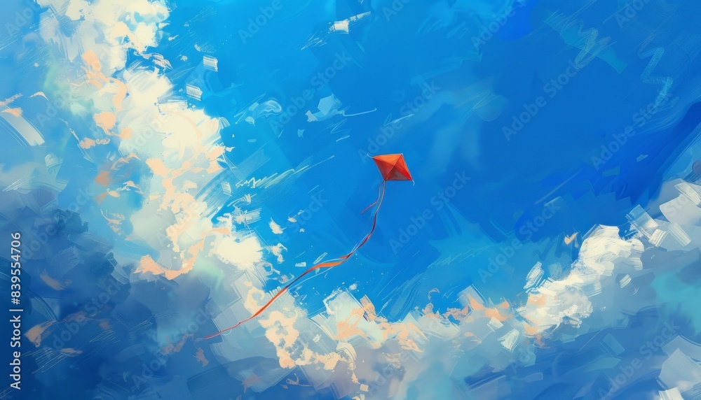 Chasing Dreams: The Tranquility of Flying Kites in the Blue Sky - AR 7:4 Chasing Dreams: The Tranquility of Flying Kites in the Blue Sky - AR 7:4