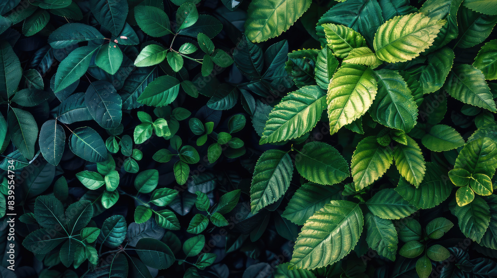 Green leaves background. Natural background and wallpaper Green leaves background. Natural background and wallpaper