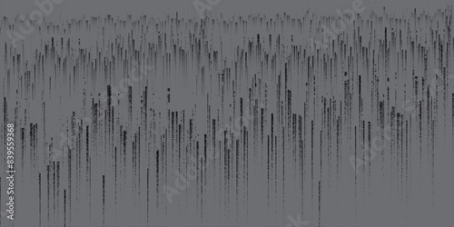 Dark black vector background with straight lines. Modern geometrical abstract illustration with staves, The template can be used as a background.