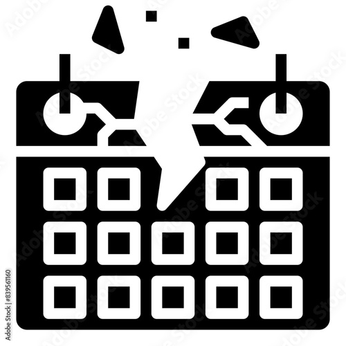 CALENDAR,time,date,Broken,event.svg