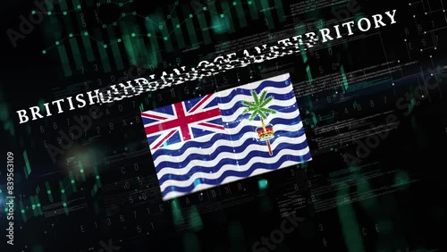 British Indian Ocean Territory With Digital flag photo
