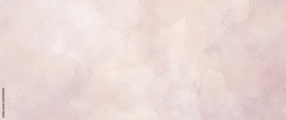 Fototapeta premium Vector watercolor pink and purple texture for cards, flyers, poster, banner. Art background. Hand drawn vector texture. Pastel color watercolour illustration. Painted template for design. 