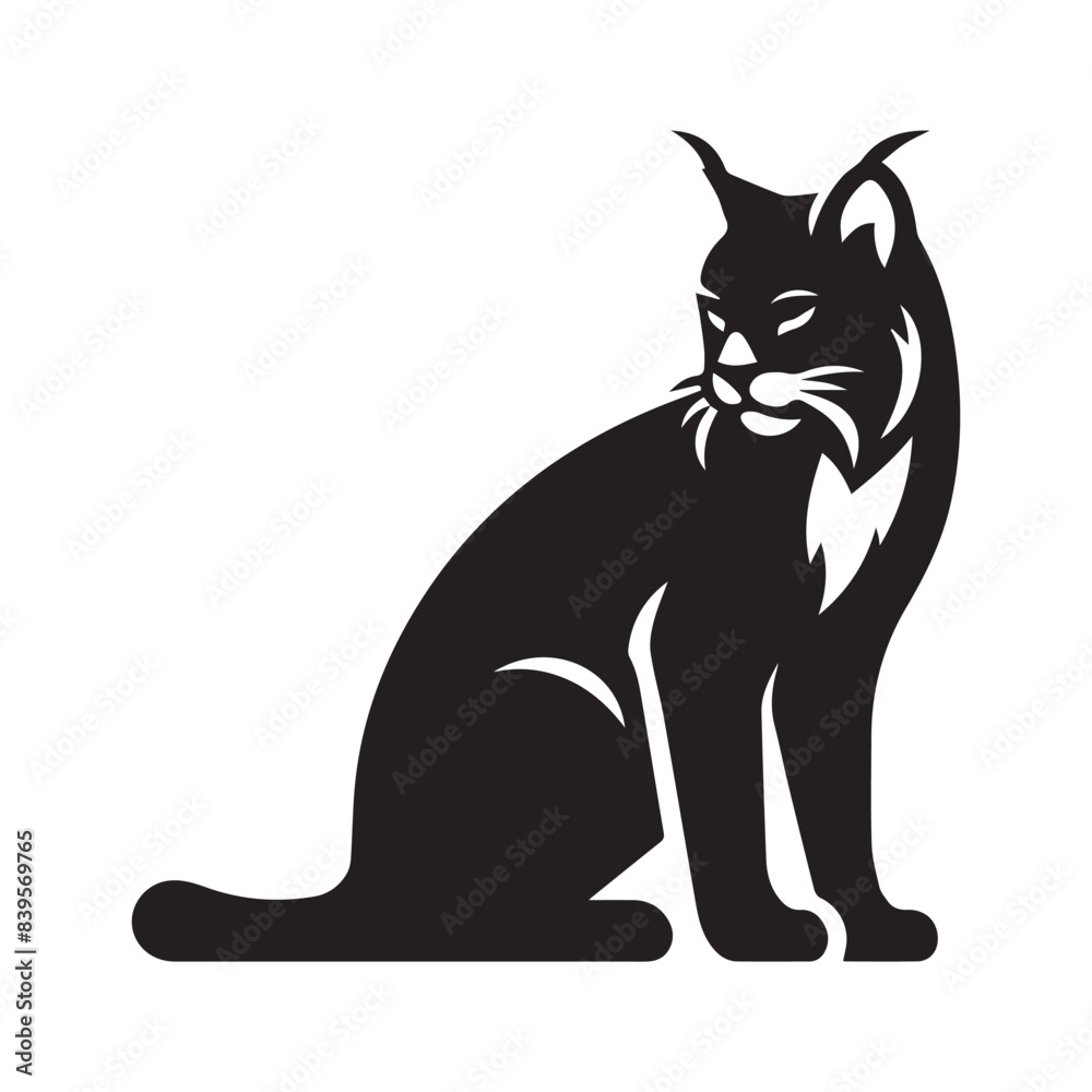 Bobcat vector art illustration Bobcat vector art illustration