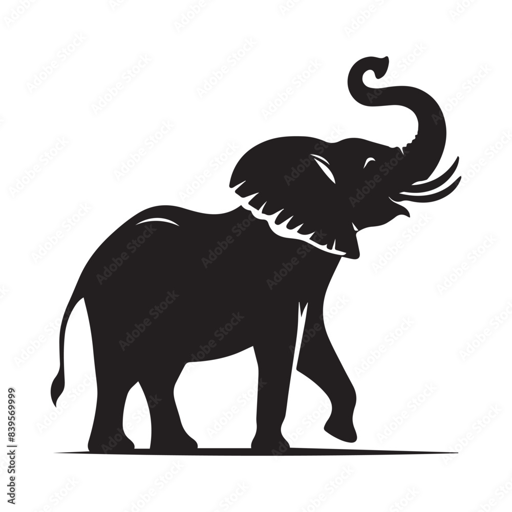 Obraz premium Elephant vector art illustration