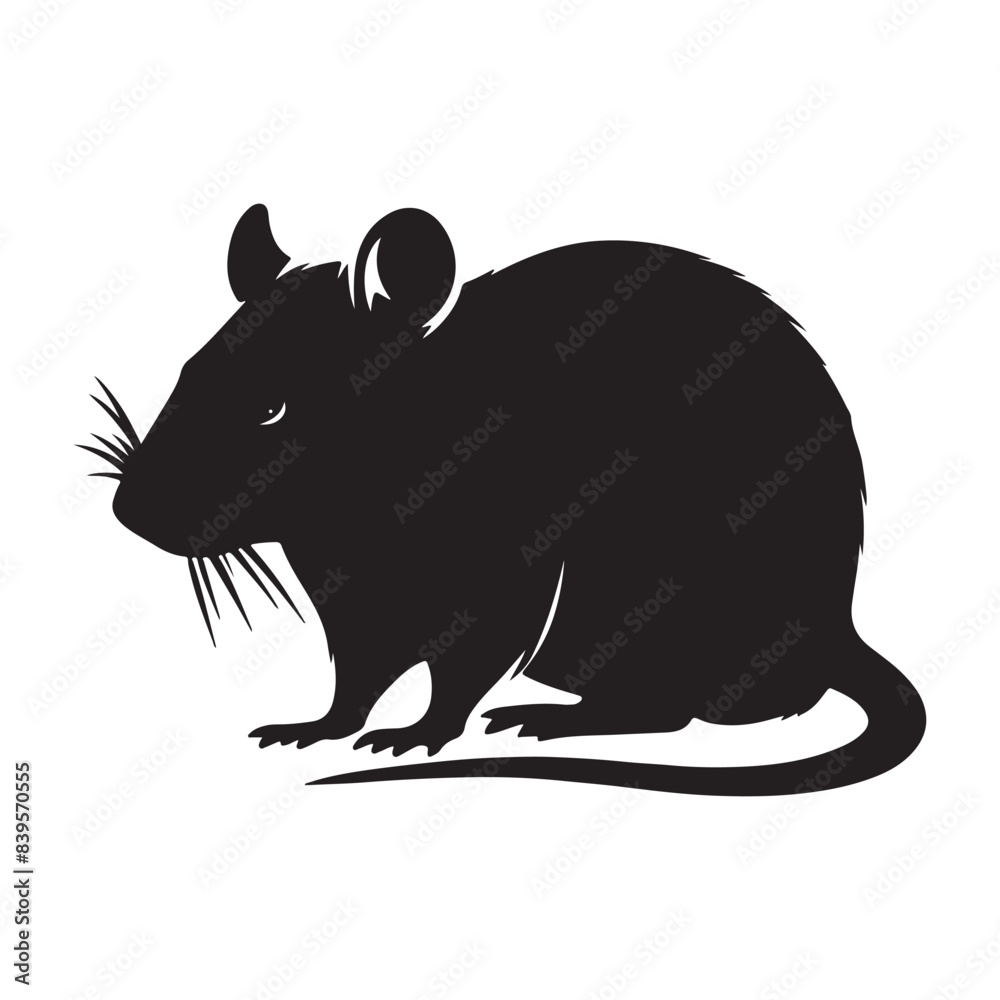 Obraz premium Rat vector art illustration