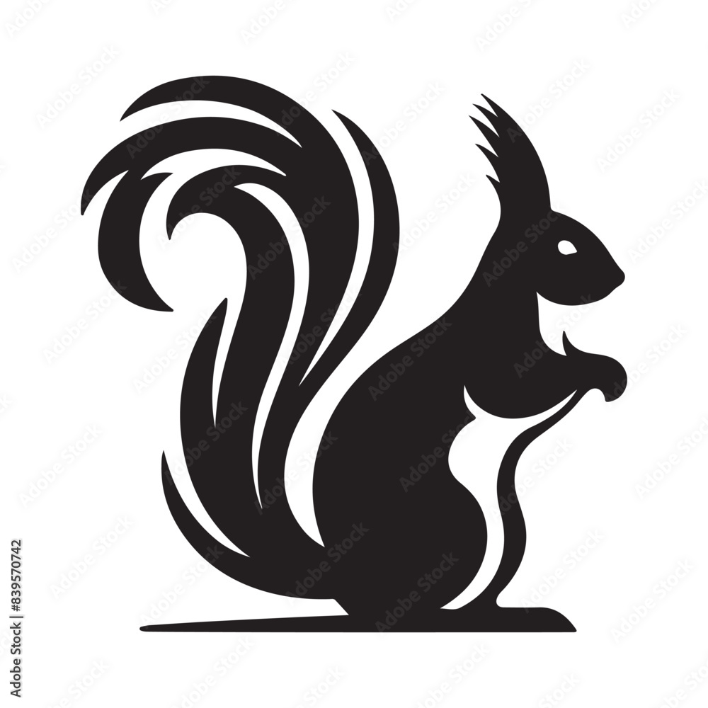 Squirrel vector art illustration Squirrel vector art illustration