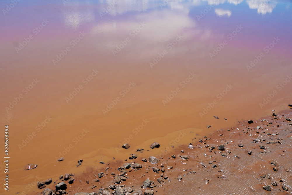 Calm Petitcodiac River in Moncton before the tidal bore Calm Petitcodiac River in Moncton before the tidal bore