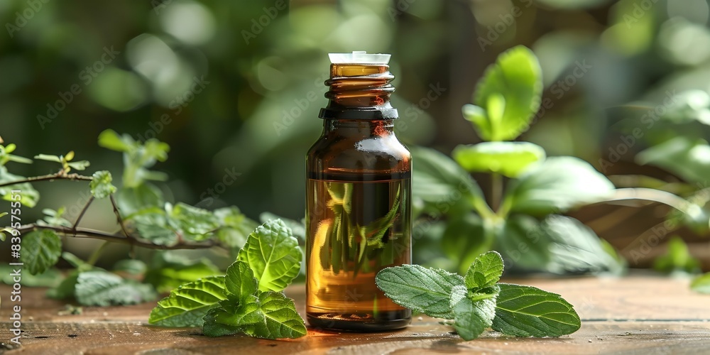 Aromatherapy and Relaxation Herbal Essential Oil in a Bottle. Concept Essential Oils, Aromatherapy, Relaxation, Herbal, Wellness Aromatherapy and Relaxation Herbal Essential Oil in a Bottle. Concept Essential Oils, Aromatherapy, Relaxation, Herbal, Wellness