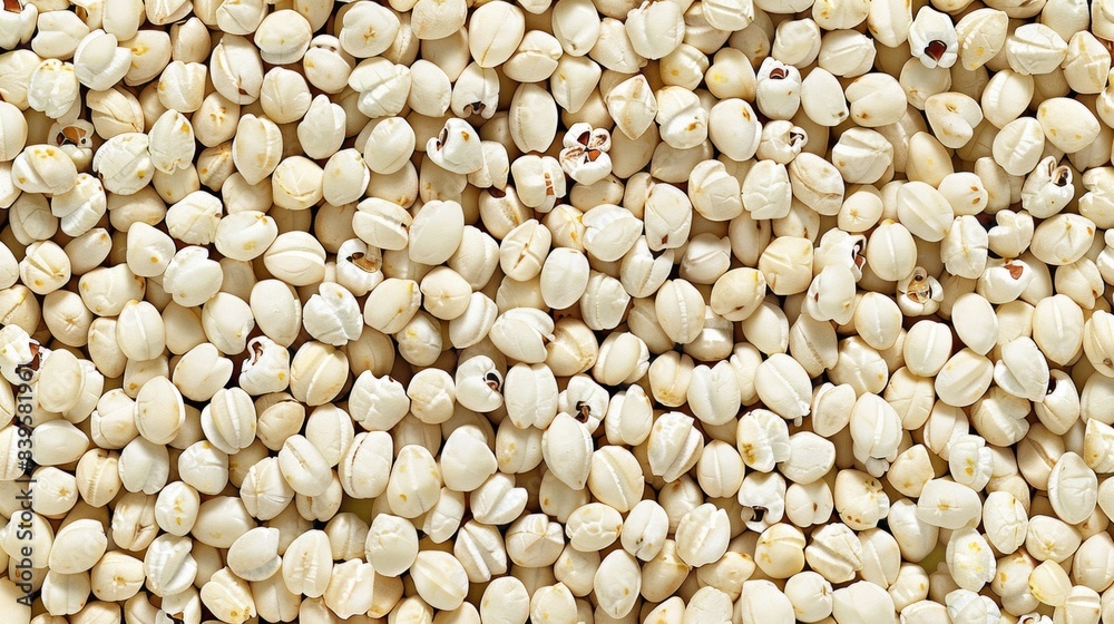 Close-up texture of dried millet grains background