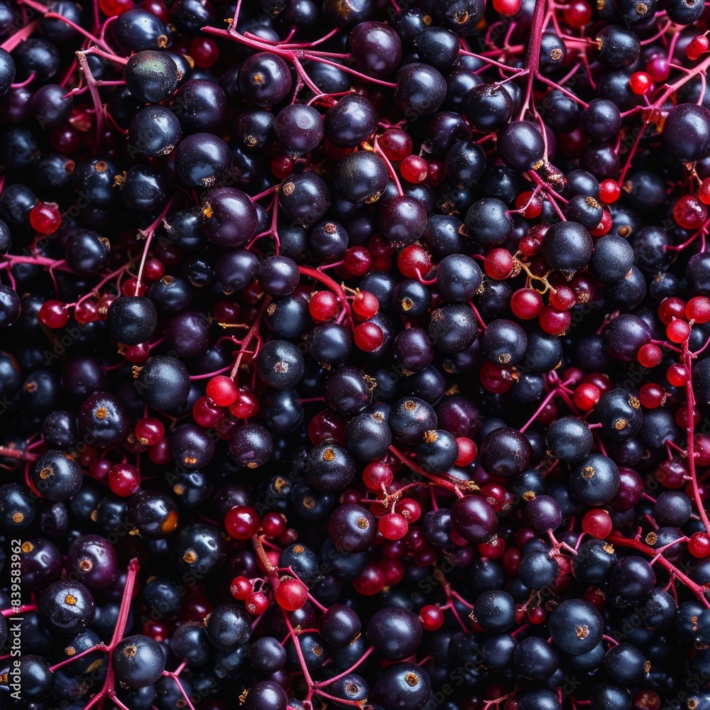 Sambucus texture background, elder fruits pattern, many elderberry mockup, black berries banner, elder berry Sambucus texture background, elder fruits pattern, many elderberry mockup, black berries banner, elder berry