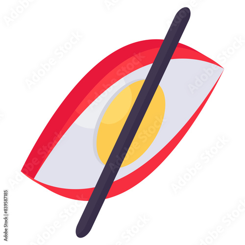 Trendy vector design of no vision