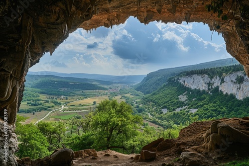 Amazing view from Devetaki cave ,Bulgaria ,world travel