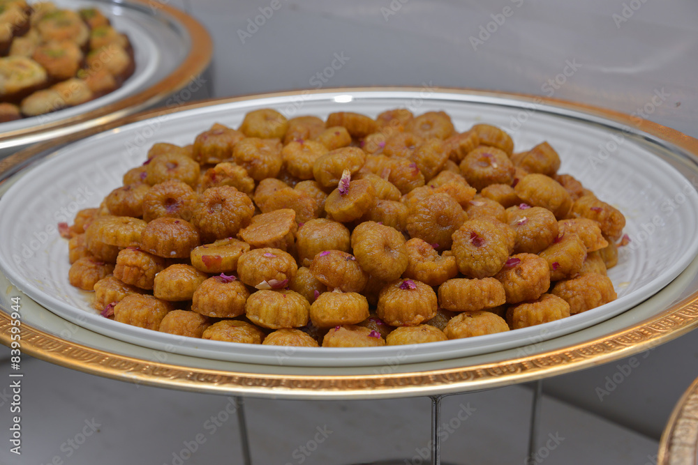 Moroccan biscuits served with tea offered at the wedding and Eid al-Fitr. morocco cookies. Moroccan biscuits served with tea offered at the wedding and Eid al-Fitr. morocco cookies.