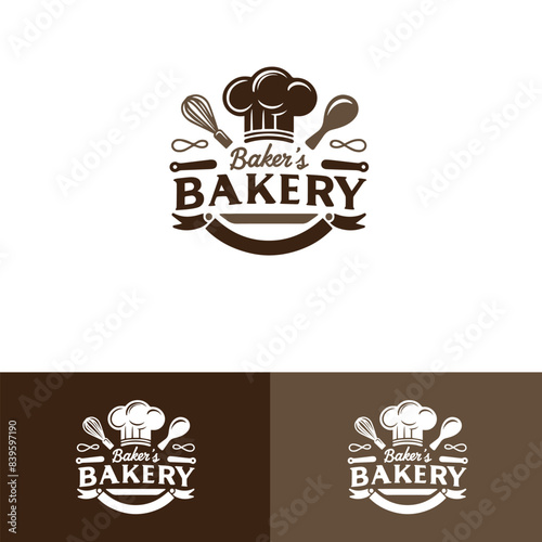 Professional Baker's Bakery Logo Template