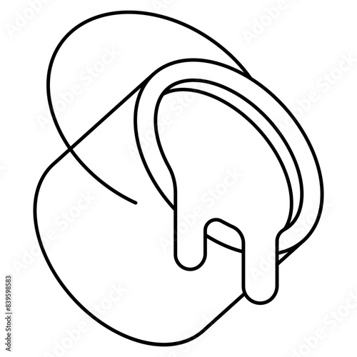      A perfect design vector of paint bucket 