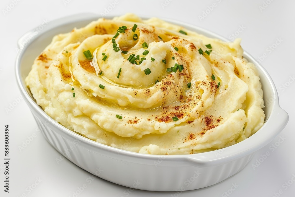 Luxurious and Velvety Cajun Mashed Potatoes in a Pristine Bowl Luxurious and Velvety Cajun Mashed Potatoes in a Pristine Bowl