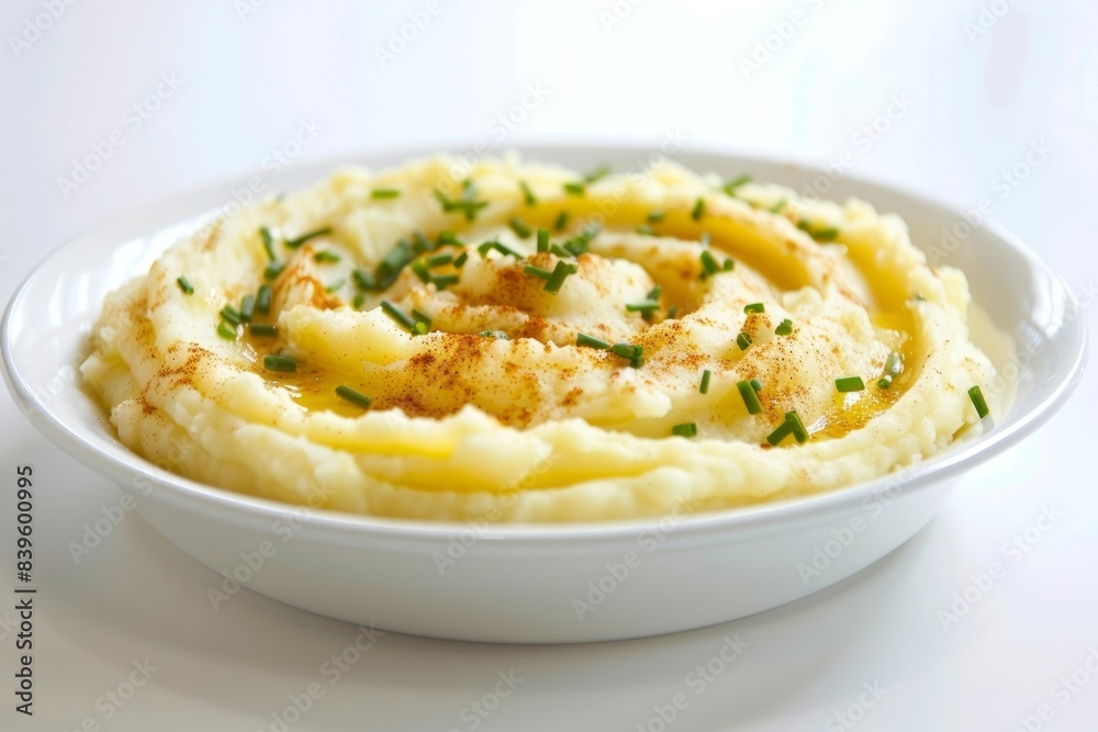 Luxurious and Velvety Cajun Mashed Potatoes in a Pristine Bowl Luxurious and Velvety Cajun Mashed Potatoes in a Pristine Bowl