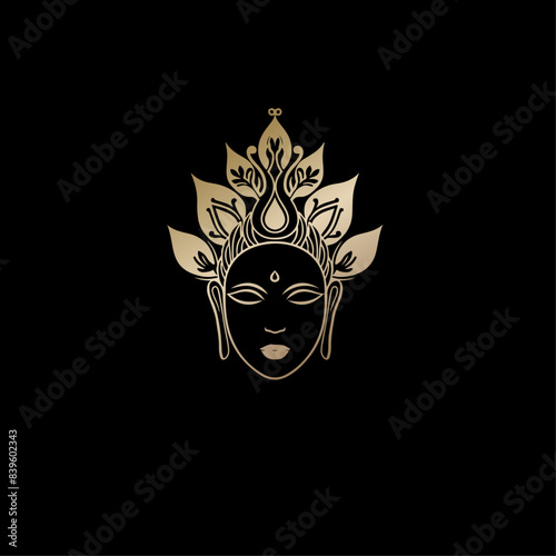 Golden Lotus Bodhisattva, Serene Enlightenment, Tranquil Wisdom