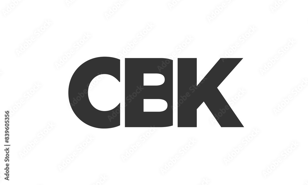CBK logo design template with strong and modern bold text. Initial based vector logotype featuring simple and minimal typography. Trendy company identity. CBK logo design template with strong and modern bold text. Initial based vector logotype featuring simple and minimal typography. Trendy company identity.