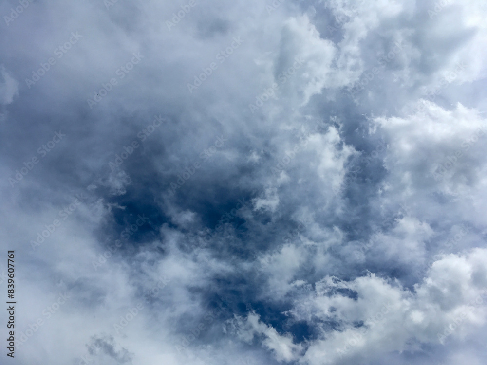 Photo of the sky with clouds Photo of the sky with clouds