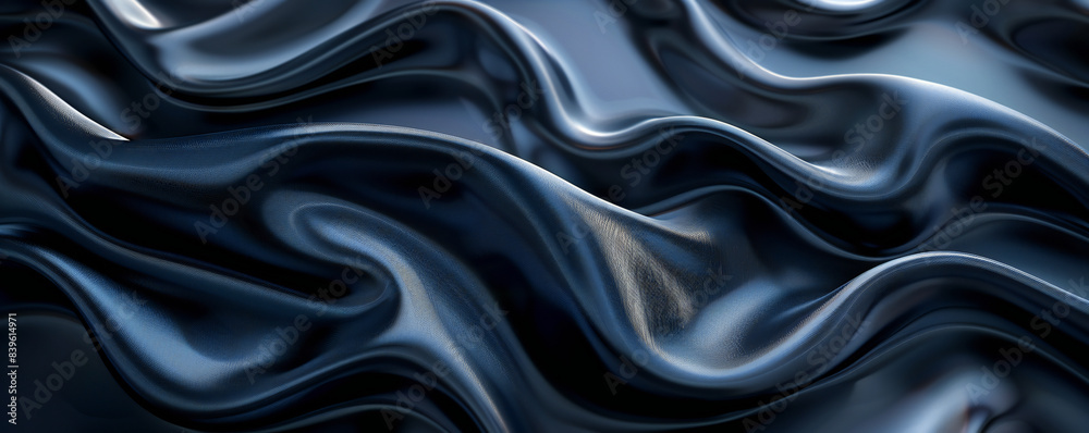 Luxurious Black Silk Fabric Background Luxurious Black Silk Fabric Background