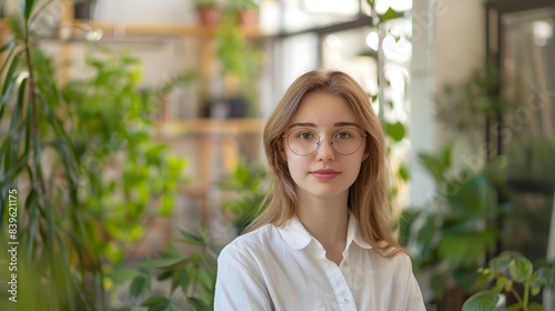Young Eco-Friendly Professional in Minimalistic Office Setting Free Download Young Eco-Friendly Professional in Minimalistic Office Setting - GFXLoad