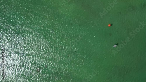 aerial view of water
