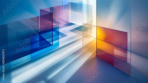 Abstract colorful empty Futuristic Background