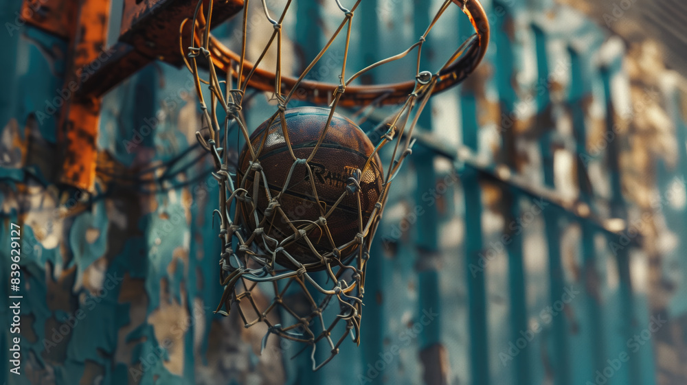 basketball hoop and net Generative AI basketball hoop and net Generative AI
