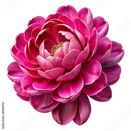 Fototapeta Naklejka Na Ścianę i Meble -  Peony flower png isolated illustration. 3d render.