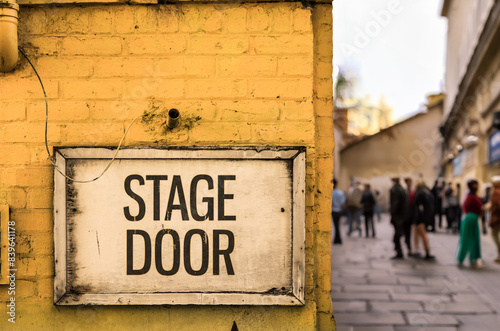 A Queue Outside A Theatre