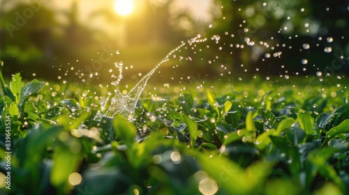Precision irrigation systems and agricultural practices contributing to the efficient use of water in agriculture.