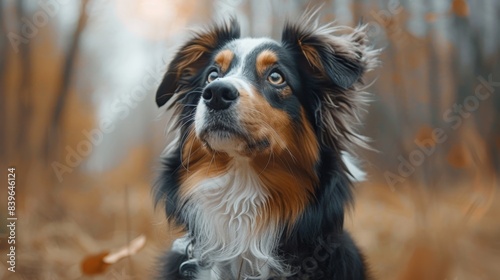 dog breeds, the australian shepherd, known for its intelligence and loyalty, is a stunning dog with fluffy fur ideal for families and active individuals