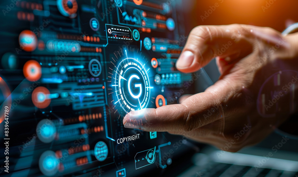 Corporate Professional Engaging with Interactive Copyright Protection Interface through Digital Augmentation Corporate Professional Engaging with Interactive Copyright Protection Interface through Digital Augmentation
