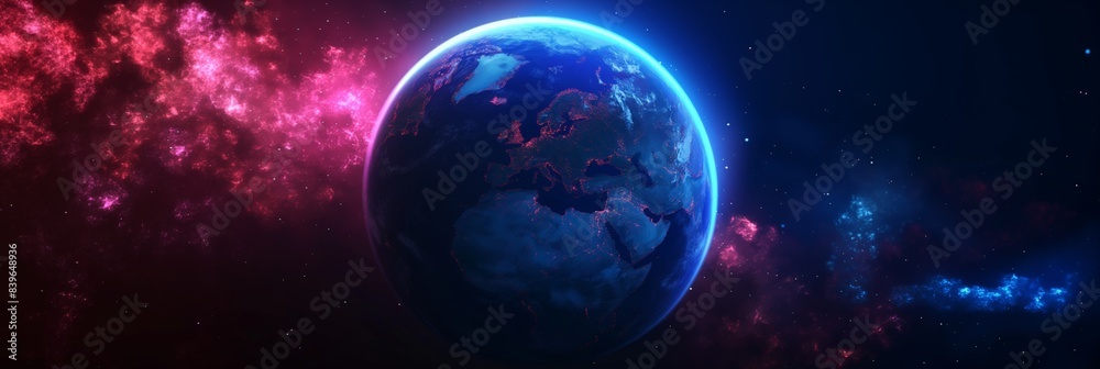 Obraz premium earth with space