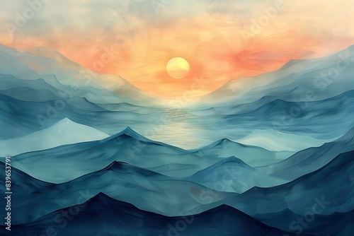 Silent Reverie Step into world of silent reverie minimalist piece capture echo of soul Gentle ripple of muted color cascade across canvas evoking subtle resonance of inner stillness Each brushstroke
