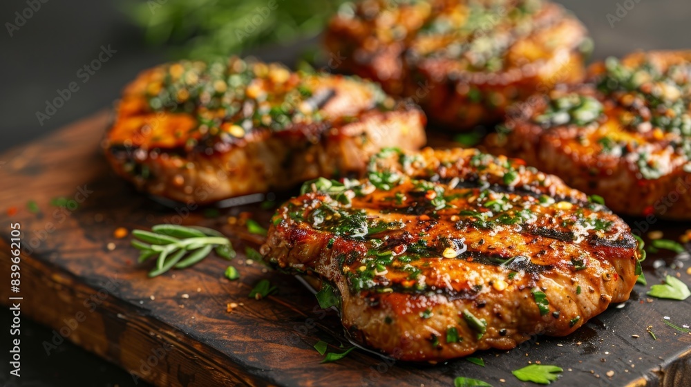 grilled pork chops, succulent pork chops marinated in flavorful herbs and spices, grilled to perfection for a delectable meal that will make your taste buds sing grilled pork chops, succulent pork chops marinated in flavorful herbs and spices, grilled to perfection for a delectable meal that will make your taste buds sing