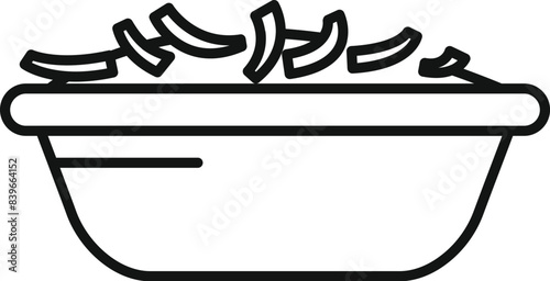 Illustrating the concept of reducing food waste by composting leftovers