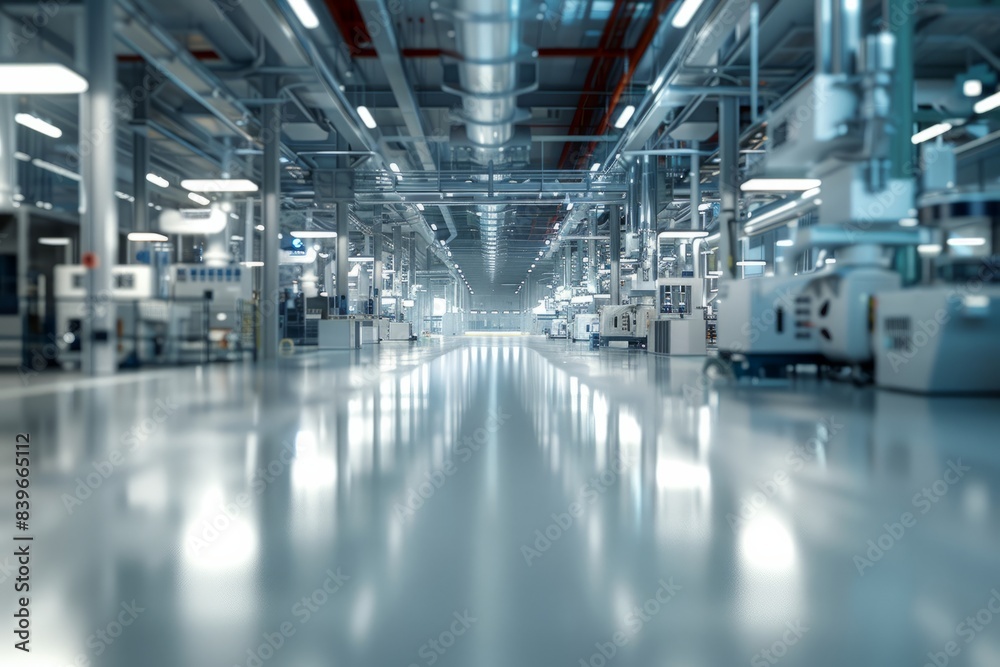 Fototapeta premium Modern Industrial Factory Interior