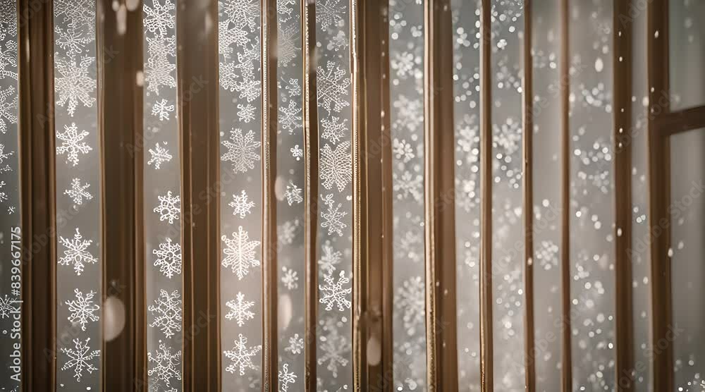 Close-up of snowflakes forming intricate patterns on a window pane Close-up of snowflakes forming intricate patterns on a window pane