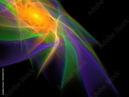 Imaginatory fractal abstract background Image