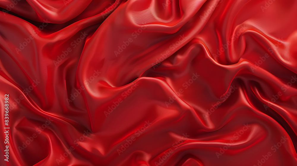 Obraz premium Slits on red color cloth