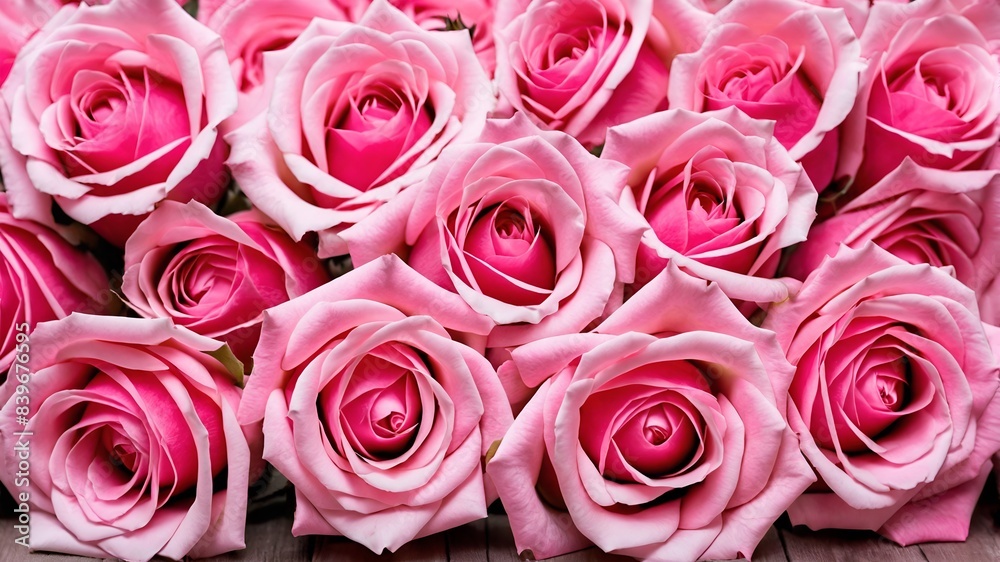 Pink roses, flower background Pink roses, flower background